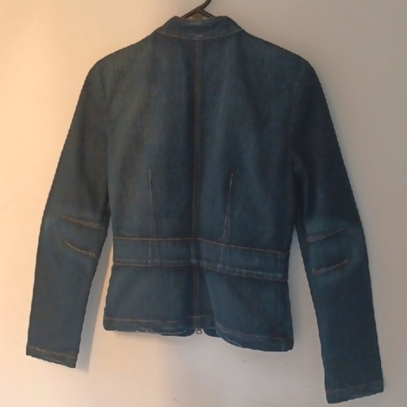 JLo by Jennifer Lopez Indigo Denim Jacket, Medium - Picture 6 of 7